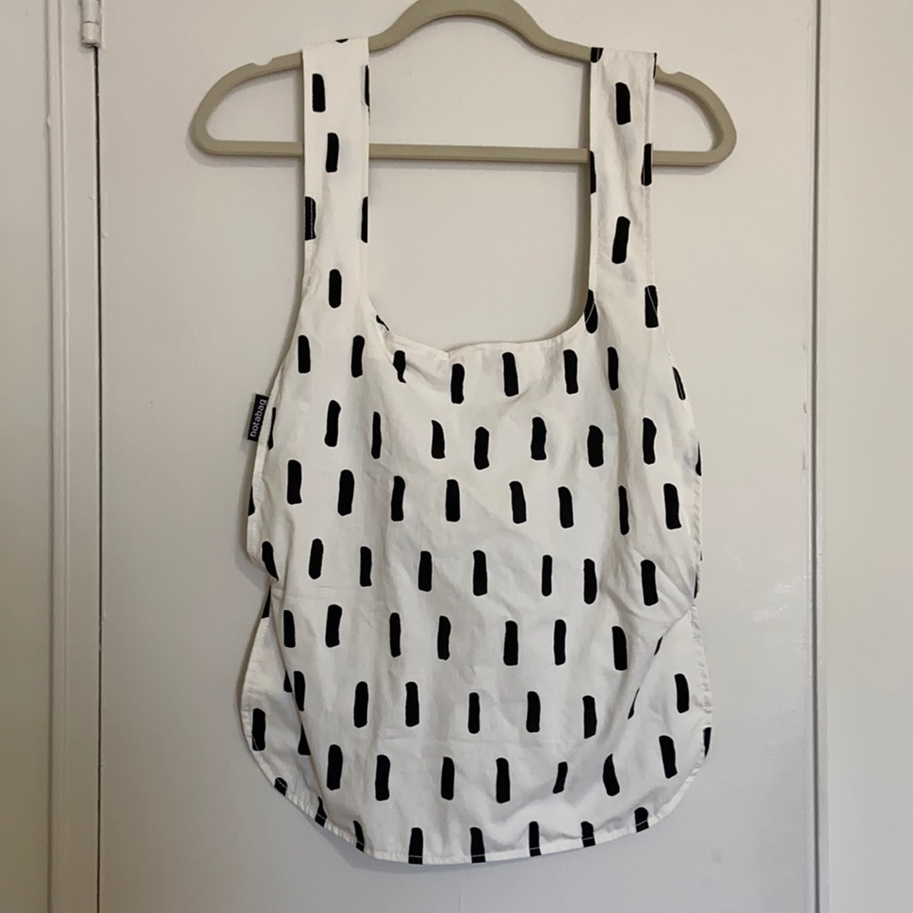 Notabag lightweight tote backpack beach bag white